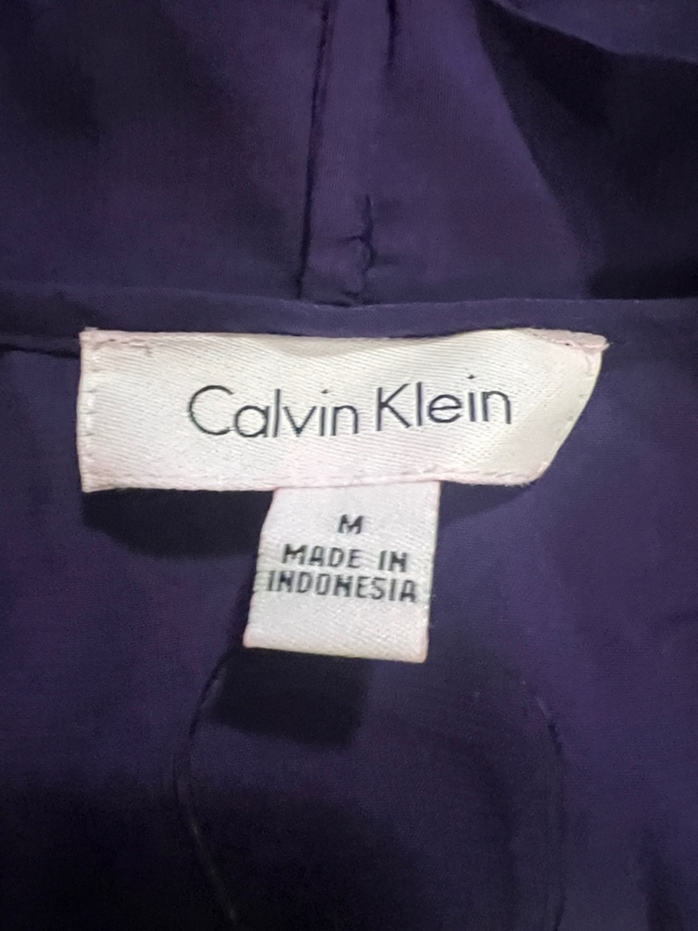 Calvin Klein Purple V-Neck Sleeveless Camisole - Picture 2 of 5